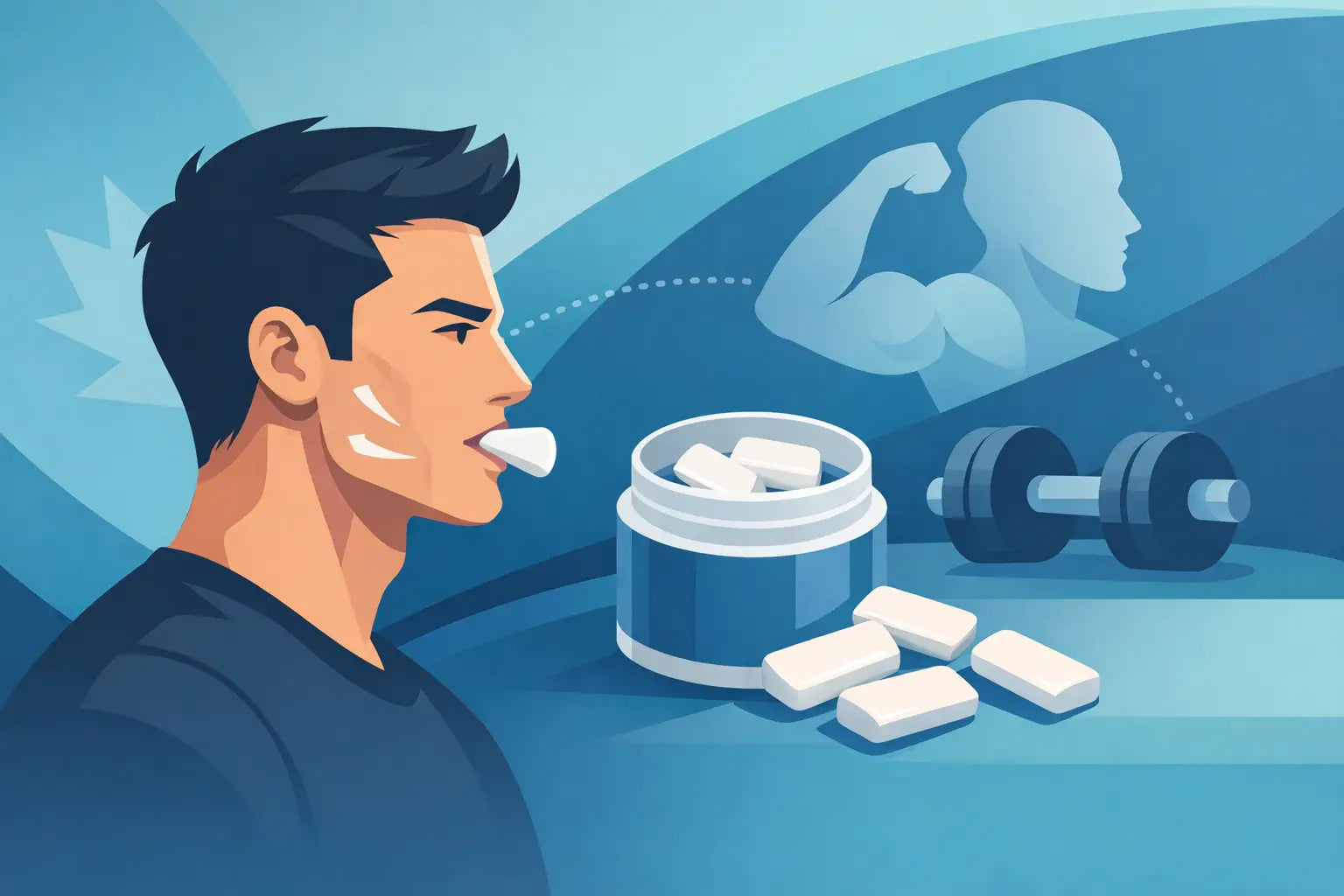 Jawline Training Gum for a Stronger Routine