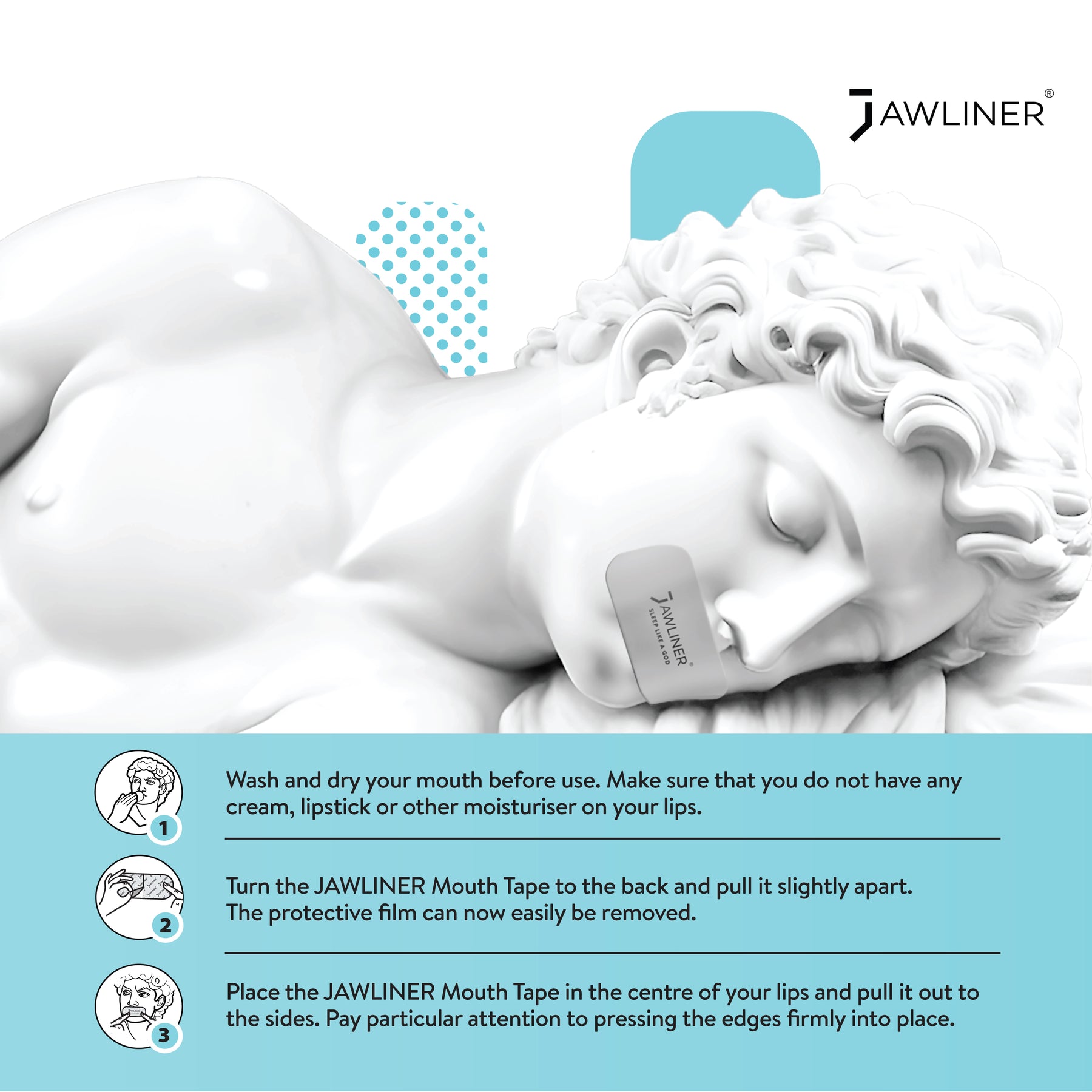 JAWLINER® BEST SLEEP EVR| Mouth Tape