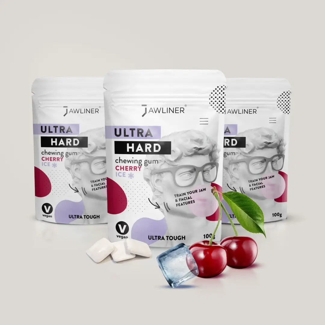 JAWLINER® Facial Fitness Chewing Gum | Cherry Ice
