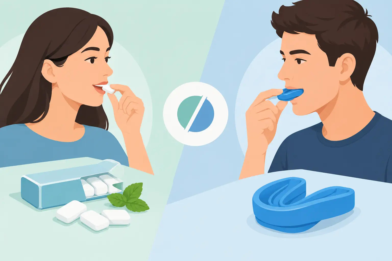 Chewing Gum Versus Silicone Trainer: Which Fits?