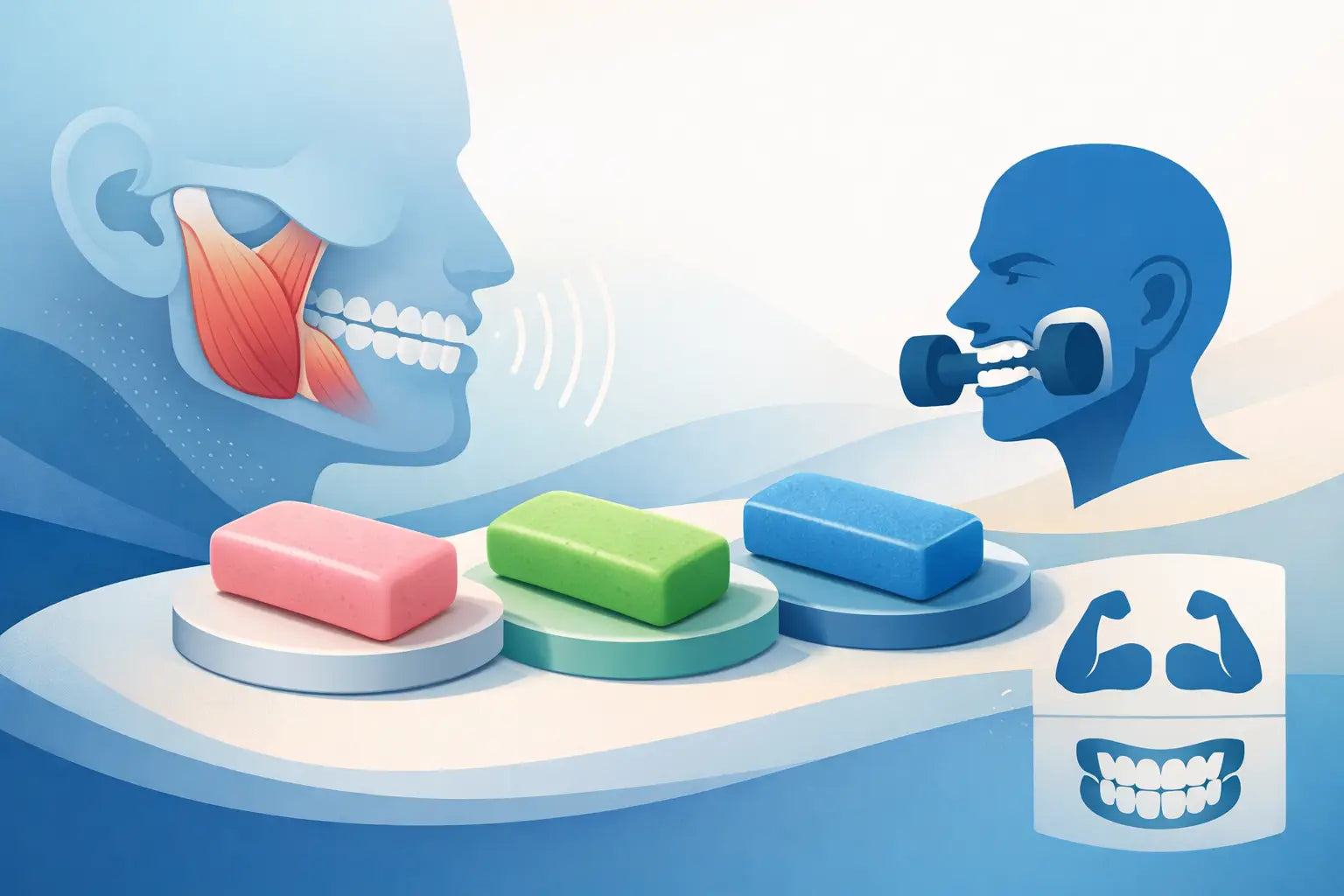 Gum Hardness Selection for Better Jaw Training