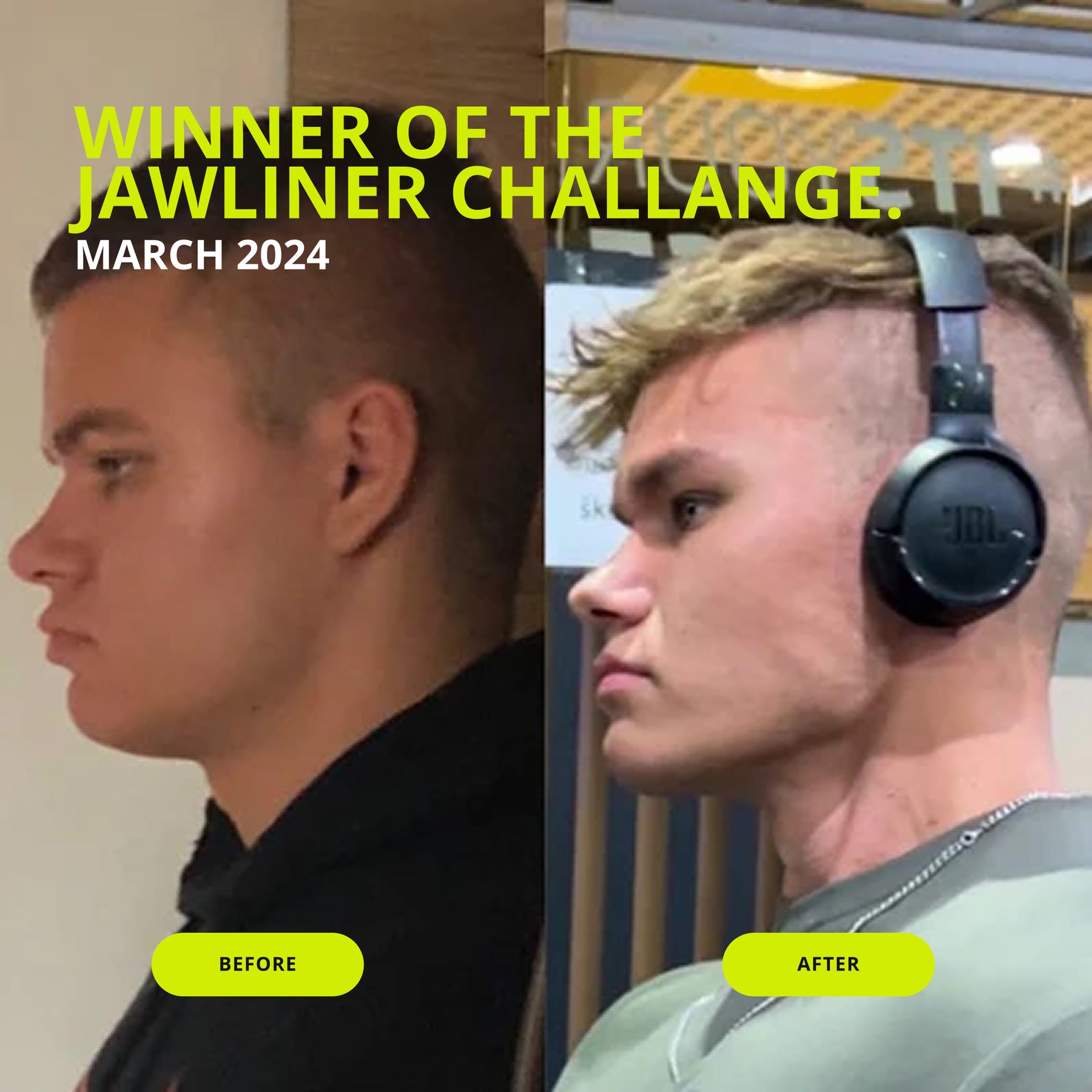 NEW DROP | JAWLINER® Chewing Gum Hard + Caffeine - Mint
