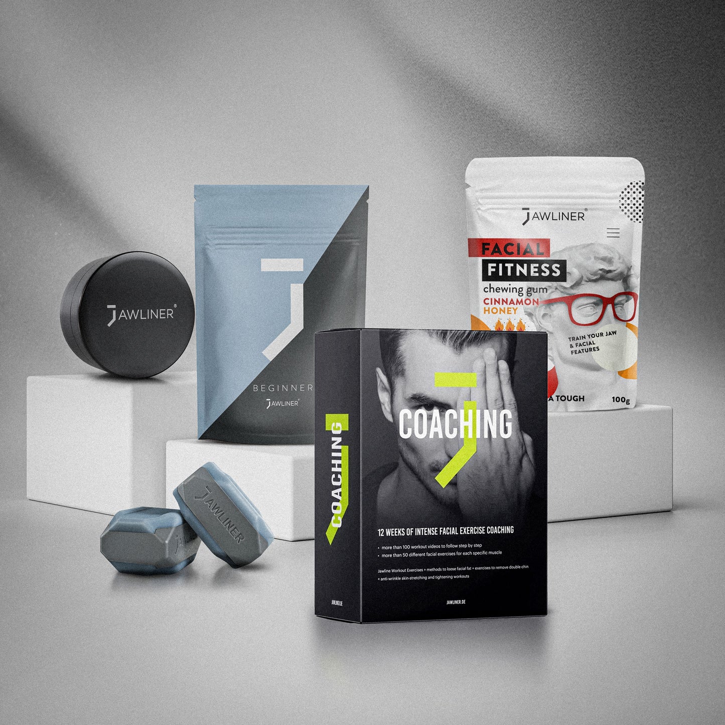 JAWLINER® 3.0 - Starter Pack + Fitness Chewing Gum