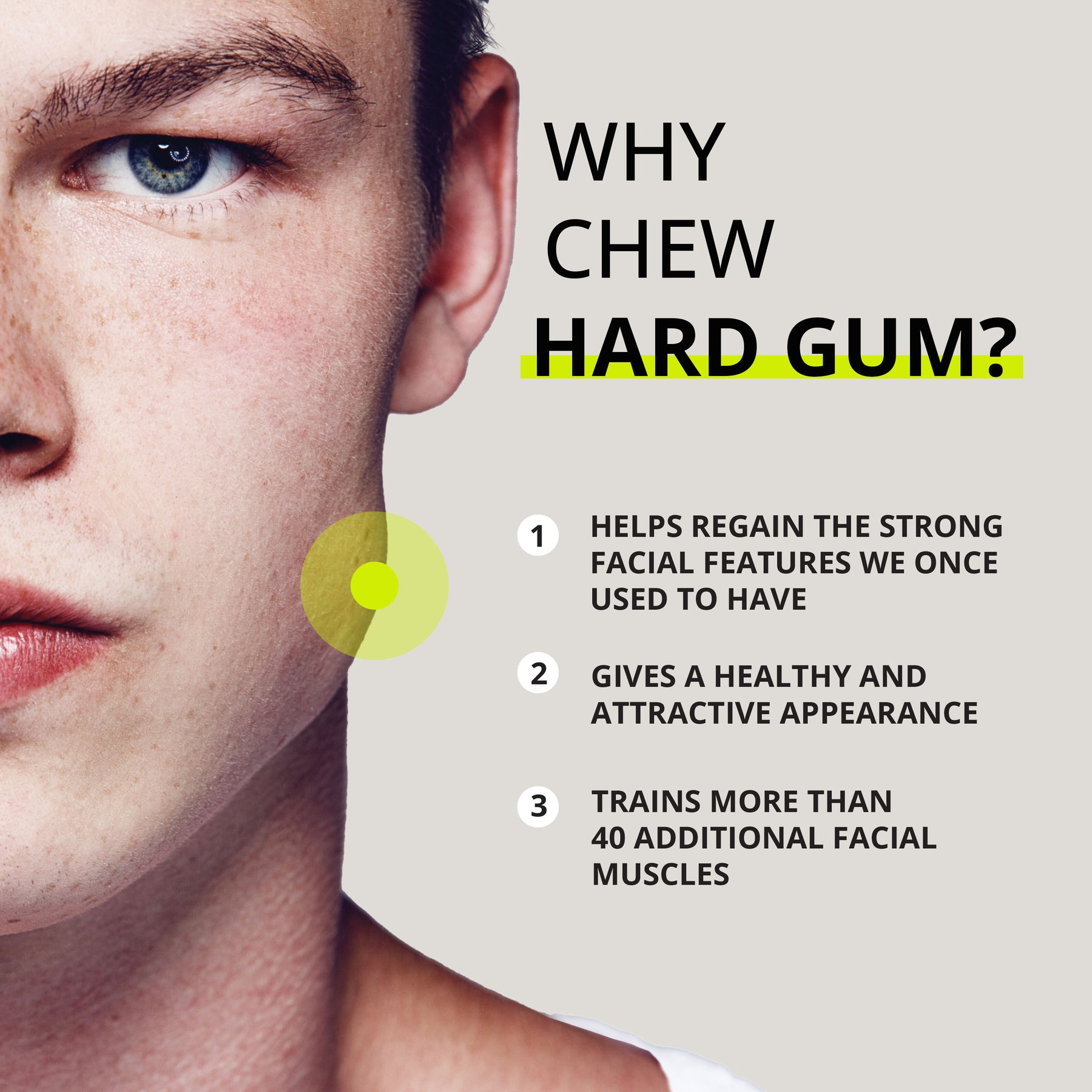 JAWLINER® Hard Chewing Gum | Watermelon | NEW DROP