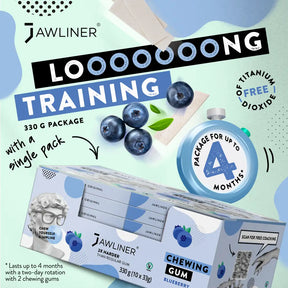 JAWLINER® Chewing Gum | Blueberry | Medium Hard