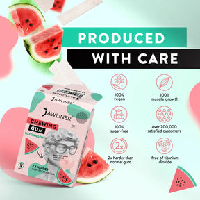 JAWLINER® Chewing Gum | Limited Edition | Watermelon | Medium Hard