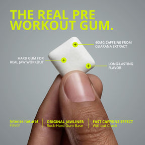 NEW DROP | JAWLINER® Chewing Gum Hard + Caffeine - Mint