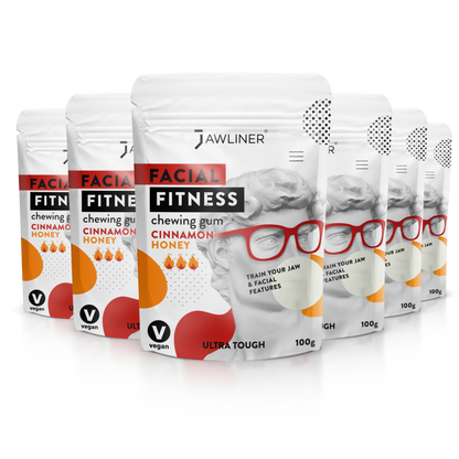 JAWLINER® Fitness Chewing Gum (New Flavor) Cinnamon Honey